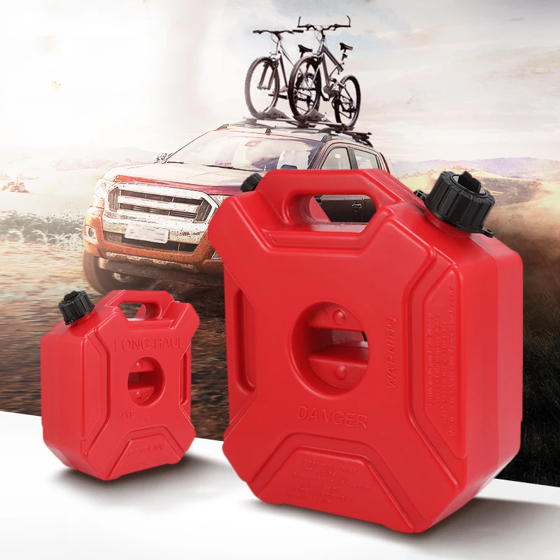 Petrol Can 3L/5L Universal Petrol Cans with / without Bracket Lock Cars Motorcycle Fuel Tank Gas Spare Jerry Can Gasoline Oil Container