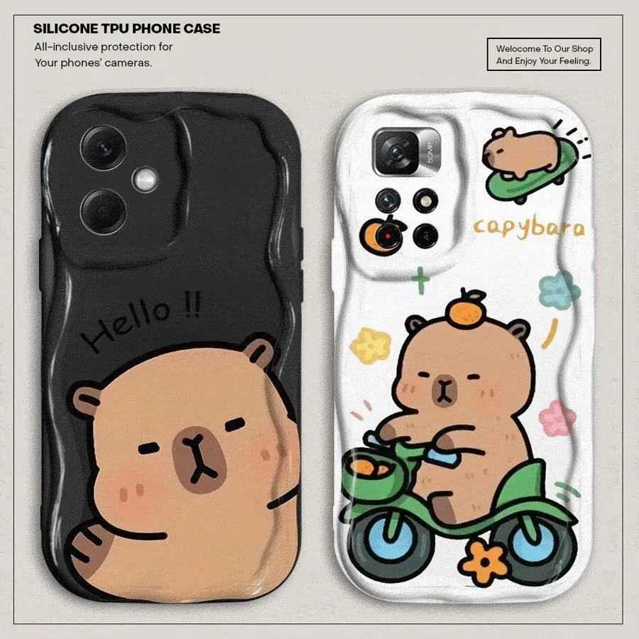 Capybara-Themed Durable Phone Case Cover