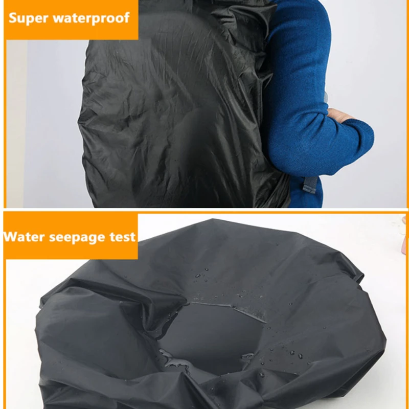 Backpack Rain Cover 20L 35L 40L 50L 60L Waterproof Bagcover Tactical Outdoor Camping Hiking Climbing Dust backpack Raincover new 3