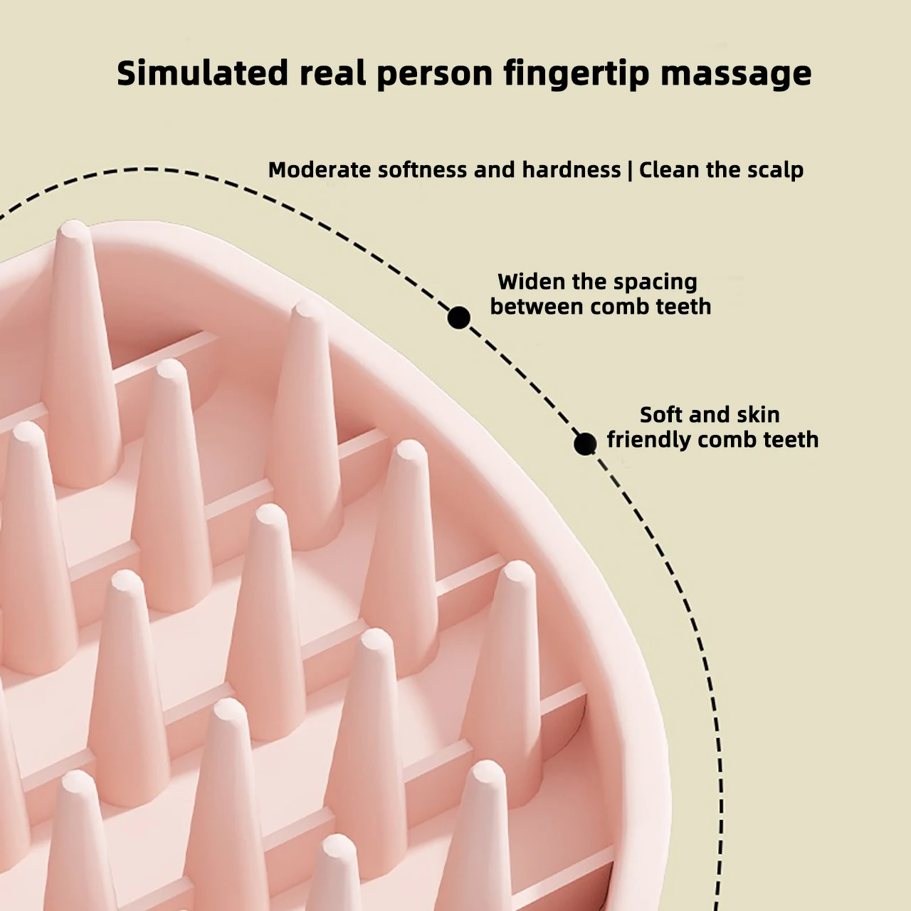 Silicone Hair Massage Brush Shower Massager Cleaning Brushes Scalp Bath SPA Hair Body Care Brushes Tools