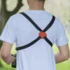 Leather Webbing Optics Binocular Harness Strap X-shaped Adjustable Belt Monocular Harness Strap Powerful Binoculars Telescope 4