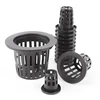 50Pcs Black Plant Grow Pots Garden Vegetable Soilless Hydroponic Basket Nursery Pots Hydroponic Colonization Mesh Cup 3