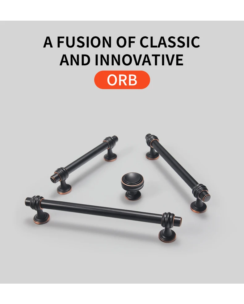 YONFIA 3644BB Brushed Brass Kitchen Cabinet Handles Knob Zinc Alloy Furniture Drawer Handle Wardrobe Closet Pull Handle Gold