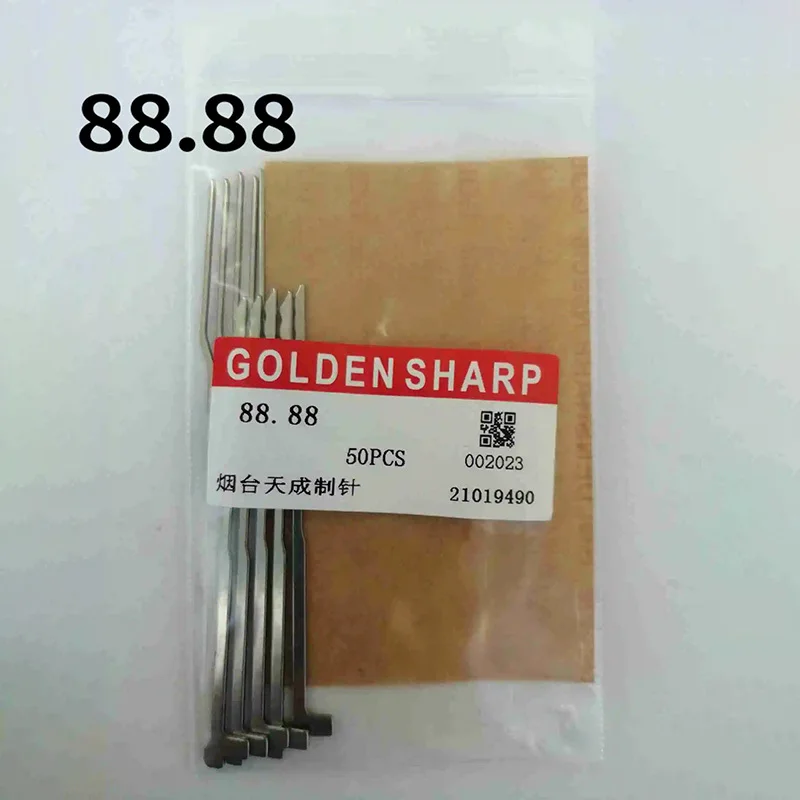 

300 Pcs GOLDEN SHARP 88.88 Auxiliary Needles 9G For Computerized Flat Knitting Machines