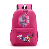 Disney Inside Out 2 School Bag Cartoon Anime Kid Boy Girl Knapsack Teenager Printed Backpack Student Book Bag Rucksack Children 4