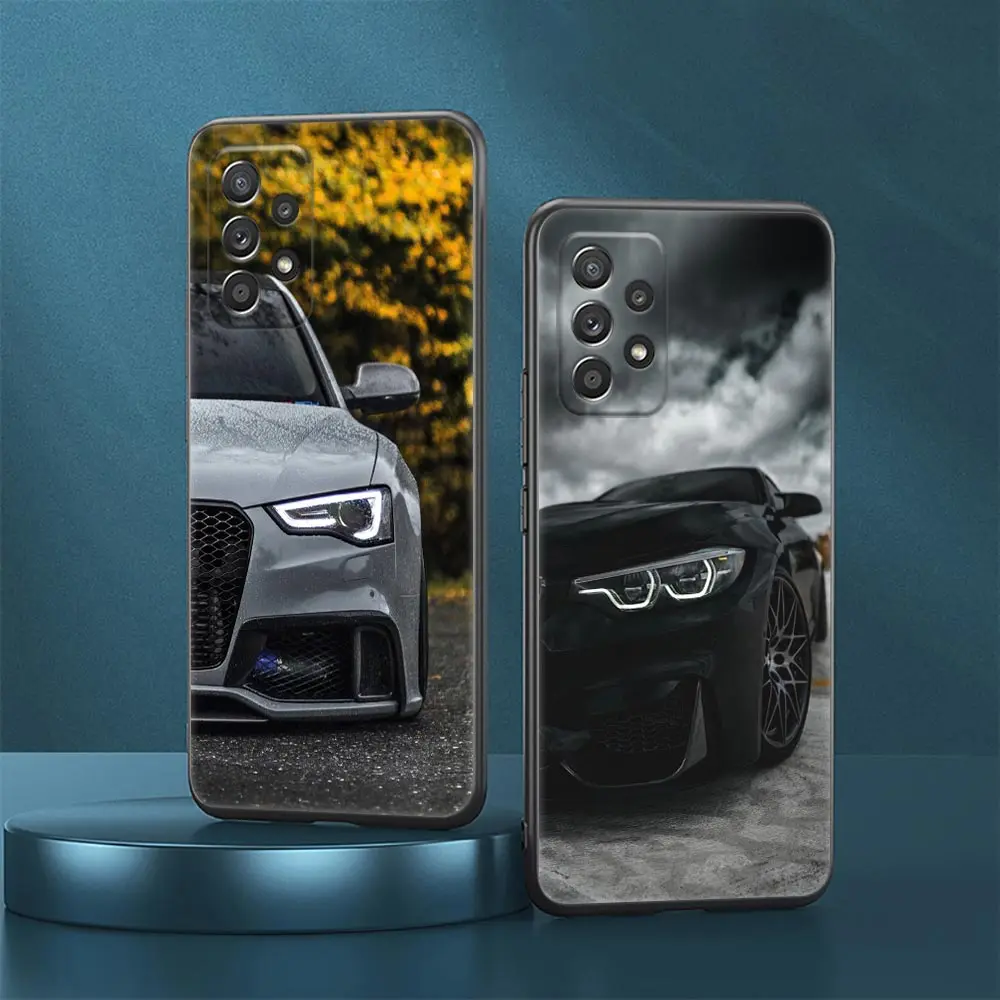 Крутой мужской чехол для спортивных автомобилей для Samsung Galaxy A23 5G, чехлы для A13 4G A24 A23 A12 A14 A21s A22 A01 A02 A03 A04S, мягкий чехол для телефона