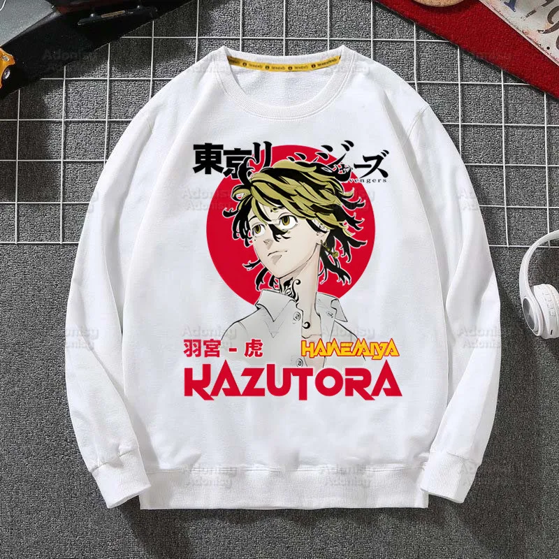 

Tokyo Revengers Men Hip Hop Sweatshirt Hoodie Harajuku Japanese Anime Manjiro Takemichi Pullover Hoodie Winter Autumn Hoodie