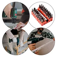 33pcs Screwdriver Bit Combination Set Magnetic Extension Bit Holder Screwdriver Bits Set Quick Release Bit Holder Hollow / Solid 2