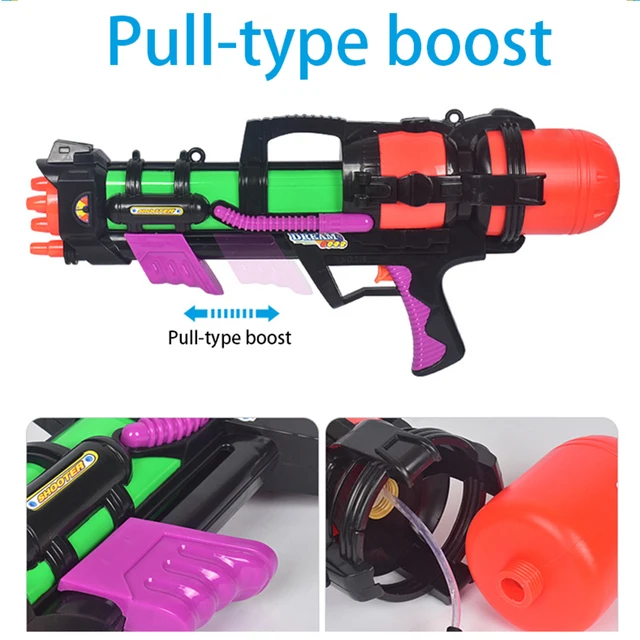 Outdoor Beach Water Guns Pump Sprayer Fighting Water Play Toys Summer Seaside Children's Swimming Pool Game Battle Spray Gifts 3