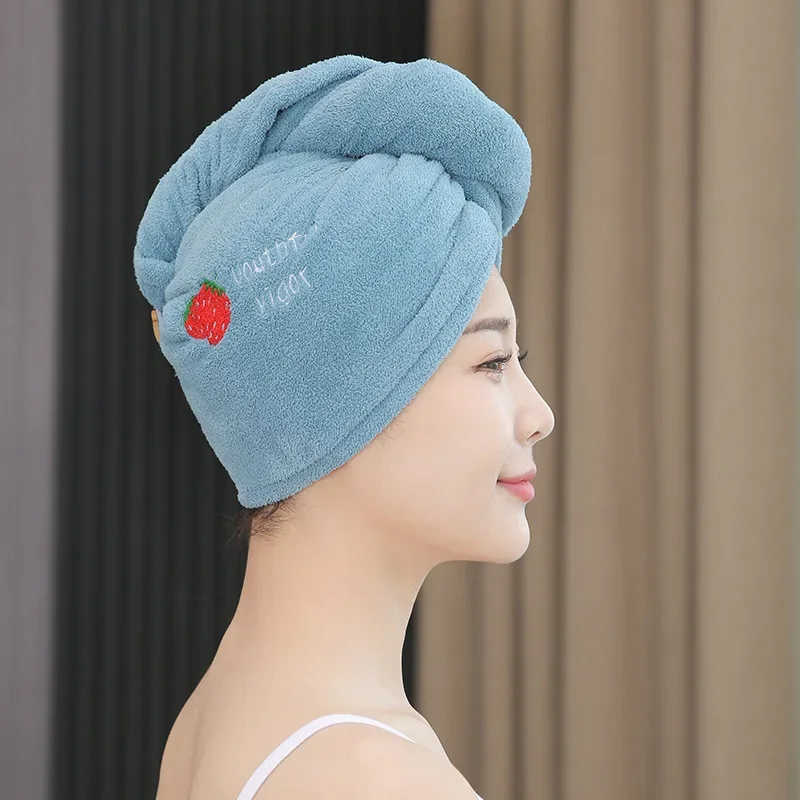 Ultra-Absorbent Hair Towel with Anti-Frizz Microfiber