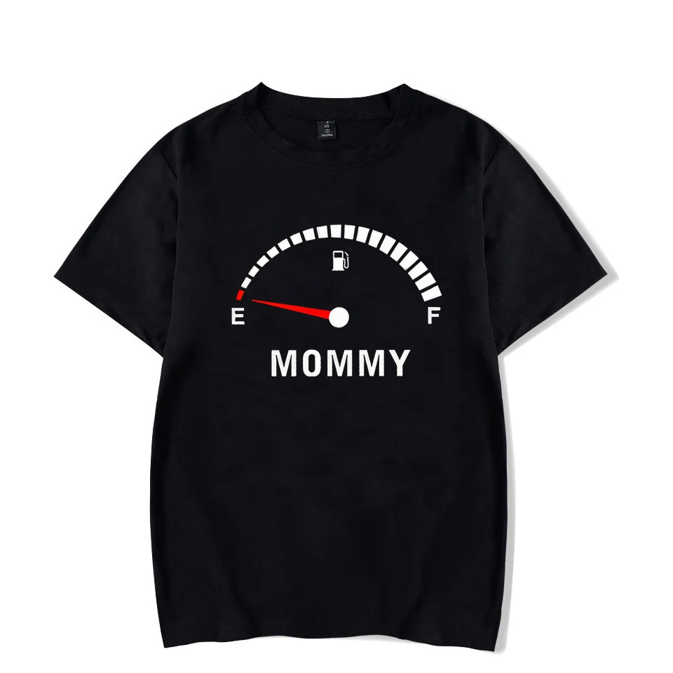 thumbnail image 1 of Camisetas a juego con estampado creativo de medidor de aceite para la familia, camisetas de cuello redondo a la moda para PAPÁ y MAMA, mamelucos de algodón para bebés, atuendos familiares para fiestas, 1 of 5