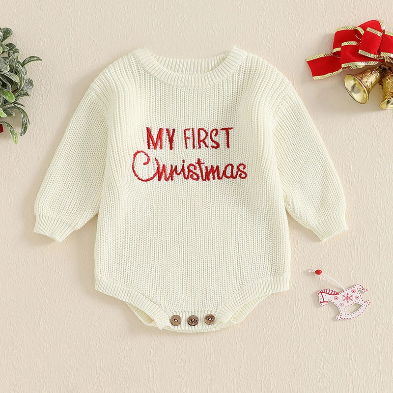 Baby Knit Romper Sweater 2