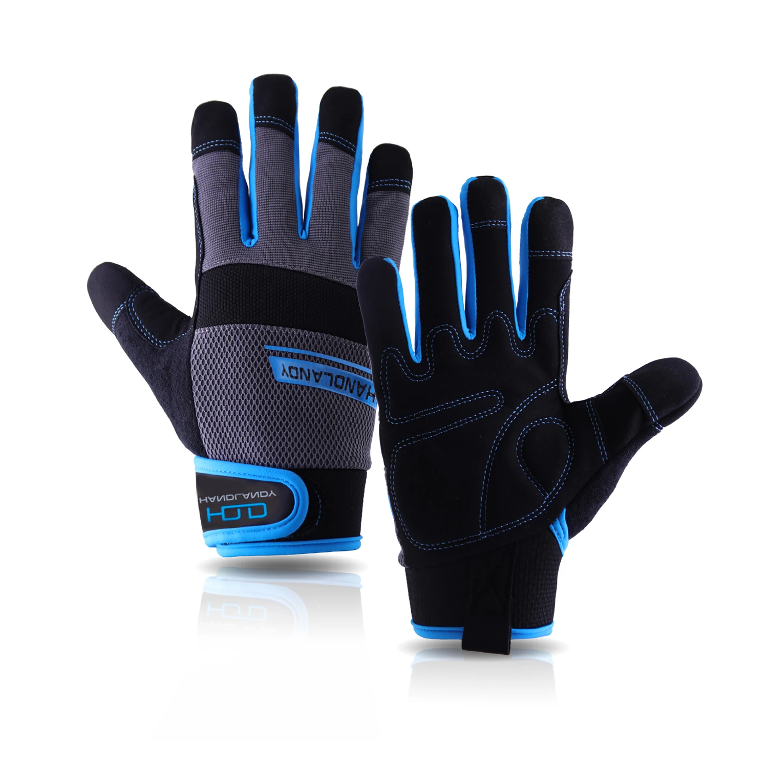 Work Gloves Protective Gloves HANDLANDY Utility Work Gloves Flexible Breathable Yard Work Gloves Thin Mechanic Working Gloves Touch Screen