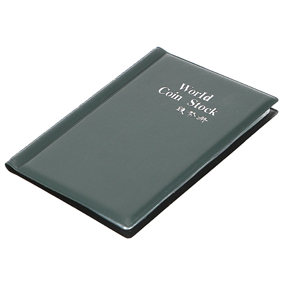Collector Coin Holder Album - Mini Penny Coin Storage Bag with 120 Pockets Collection Organizer
