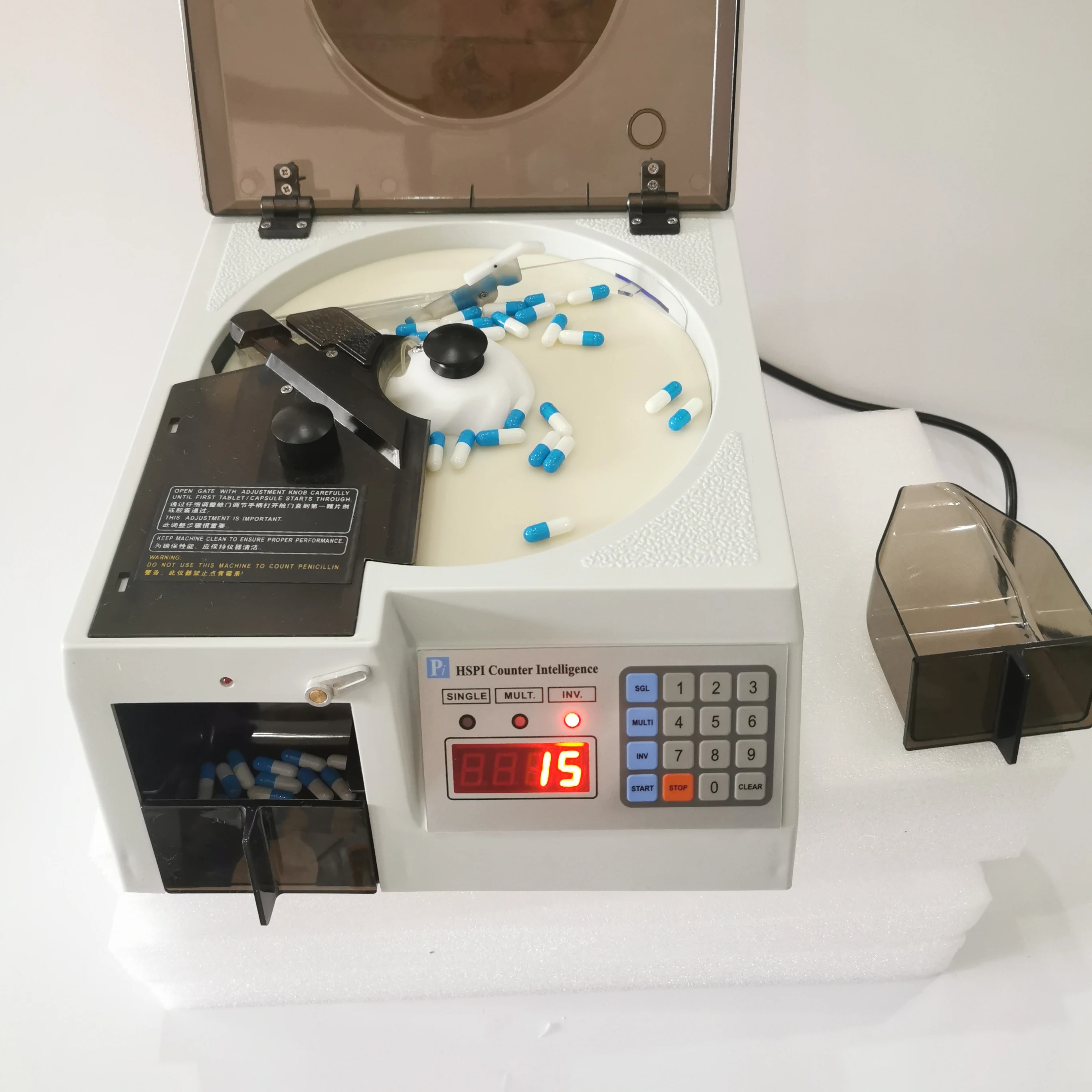 Automatic Capsule Tablet Counting Machine Electronic Pill Counter for Pharmacy Lab Capsule Tablet Counting Equipment detail image 4
