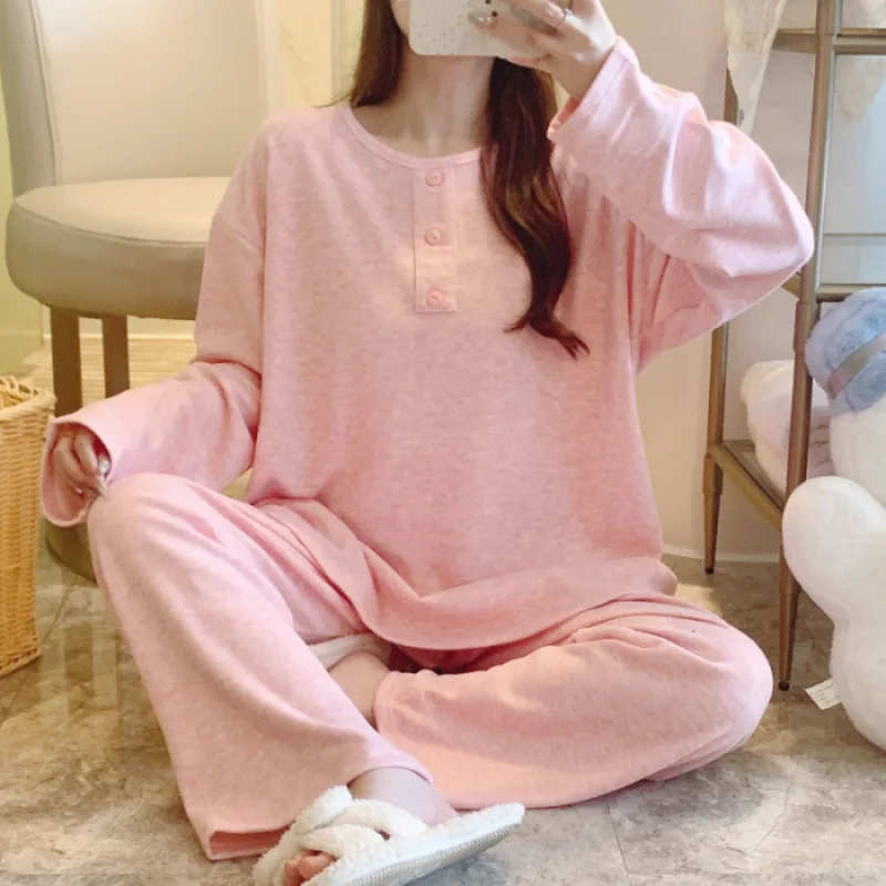 ملابس نوم شتوية كبيرة الحجم كاجوال من المخمل الأغن...