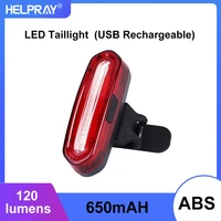 Safety Warning Bicycle Rear Light USB 096 Rechargeable Cycling LED Taillight Waterproof MTB Road Mountain Bike Tail Light Lamp 1