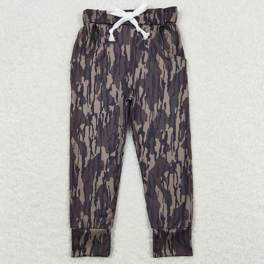 Hot Sale Kids Designer Clothes Boys Camo Southern Bottoms Pants Boutique Kids Clothes Girls Pants Boys Bottoms Boutique Clothing
