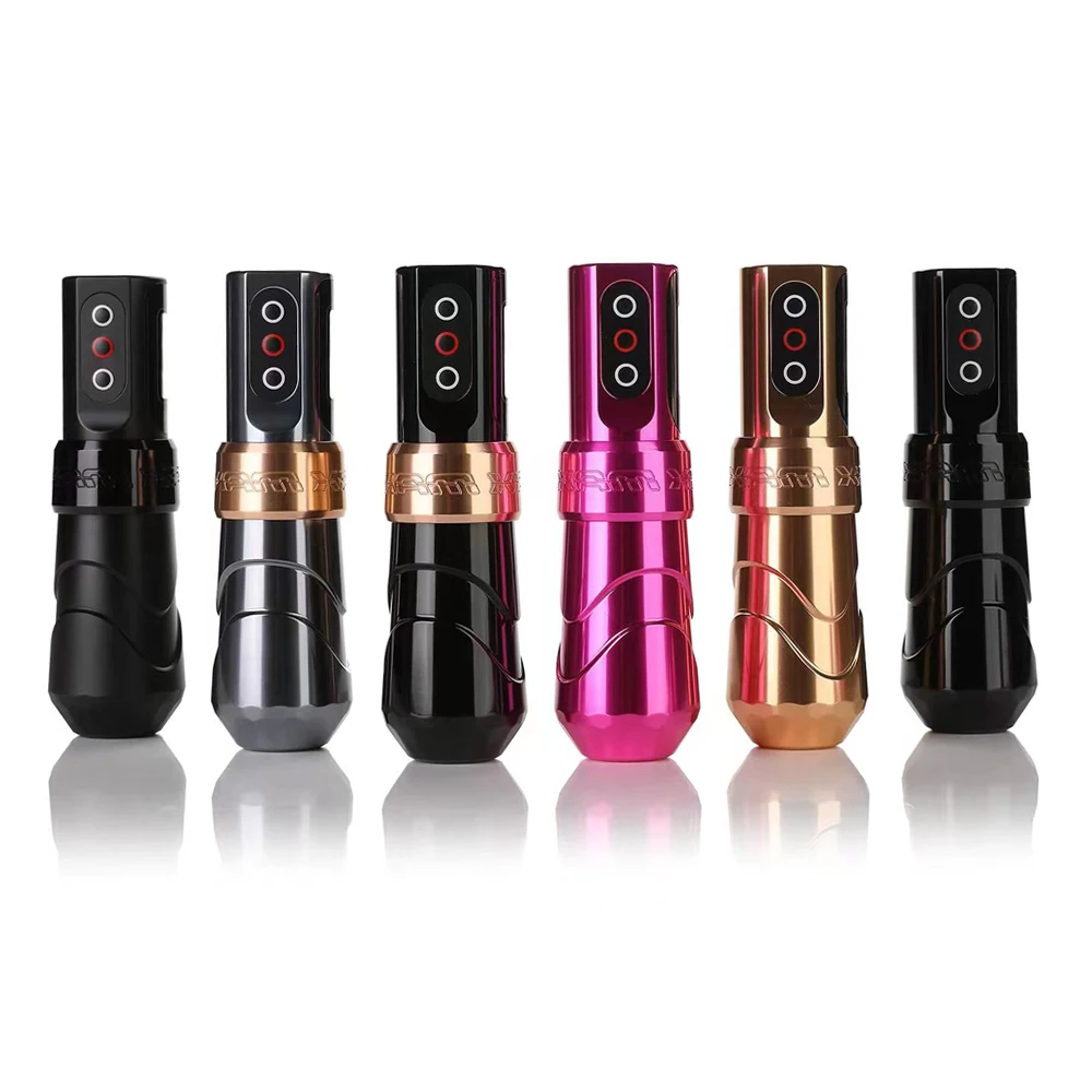 FLUX MAX Wireless Tattoo Machine 3.5/4.0/4.6 Stroke 2400mAh 2 battery Tattoo Kit