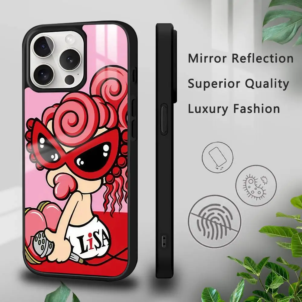 Kawaii H-Hysteric M-Mini Handyhülle für iPhone 16 15 14 13 12 11 Pro Xs Max Mini Plus Celulares Hard Funda – Detail 5