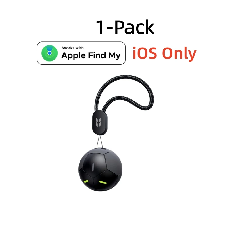 Soccer-Shaped UGREEN FineTrack Smart GPS Tracker | 5-Year Battery | IP68 Waterproof