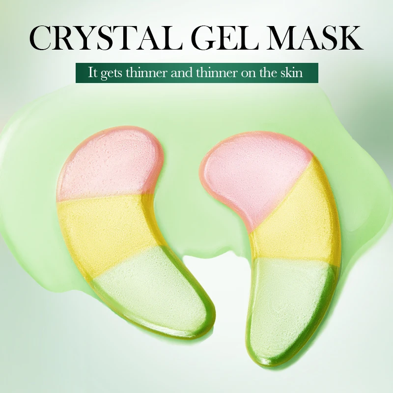 SADOER Sakura Crystal Collagen Eye Mask Anti Dark Circles Removal Eyes Bags anti-aging Moisturizing Anti Wrinkles Eye Patches