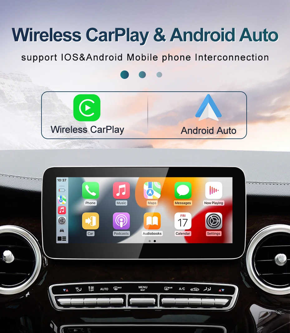 Factory Price Android14 AUTO Carplay For Mercedes Benz V Class W447 V250 Intelli