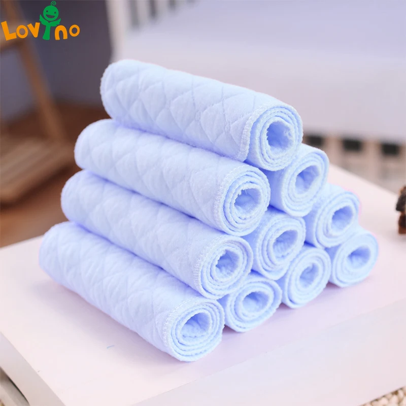 6/8/10 Pcs Baby Nappies Reusable Baby Infant Newborn Soft Cloth Diapers