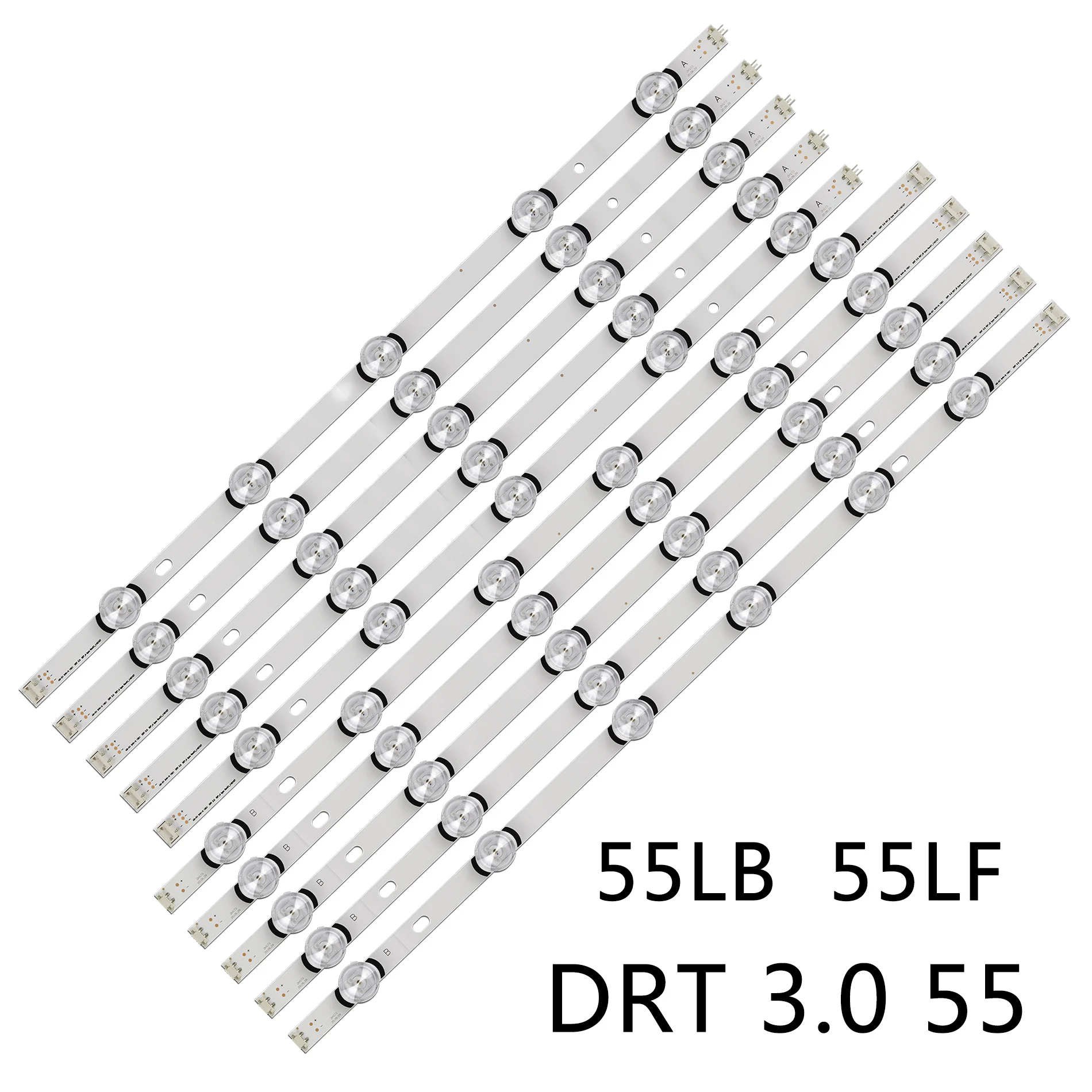 Tiras de Retroiluminação Led para 55lb565v-zq Lc550duh Lc550due fg a1 a2 a3 a4 a5 a6 m1 m2 m3 m4 p1 p2 Hc550dun-vshs211xx 55lb Kits