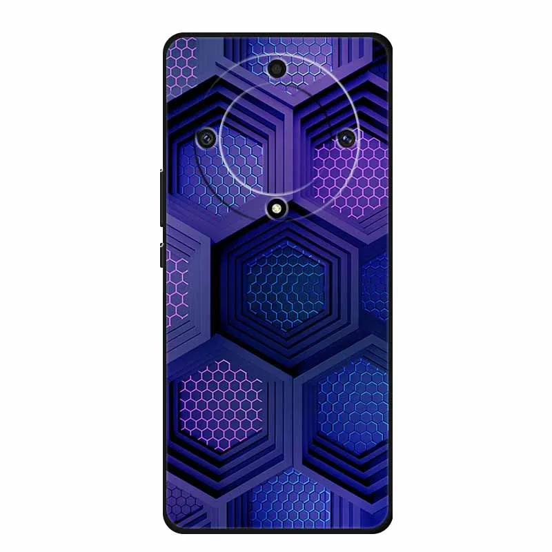 Stylish Painted Soft Silicone Back Cover for Honor X9a – Protective and Popular Coque