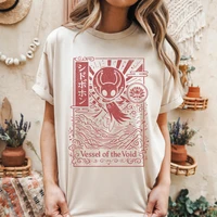 تي شيرت Hollow Knight Fans Silksong Hornet Tee Indie Game Gift Fan Made Gamer تي شيرت للجنسين قميص الألعاب Bug Warrior 2