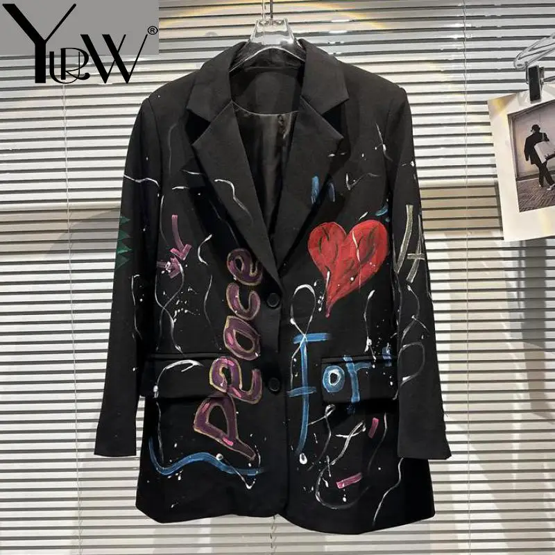 MAMC - Graffiti Lettering Oversized Blazer