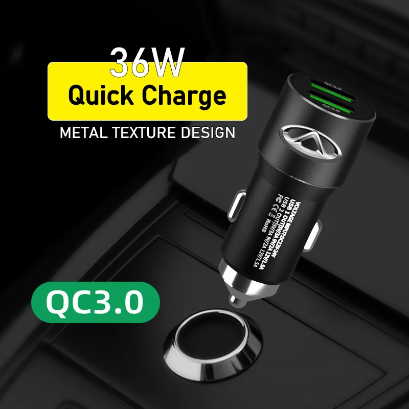 

1Pc 36W Car Charger Quick Charge Cigarette Lighter Adapter for Honda Civic Crv Accord Fit CR-V Odyssey Jazz Crz Crx Hrv 8th 5th