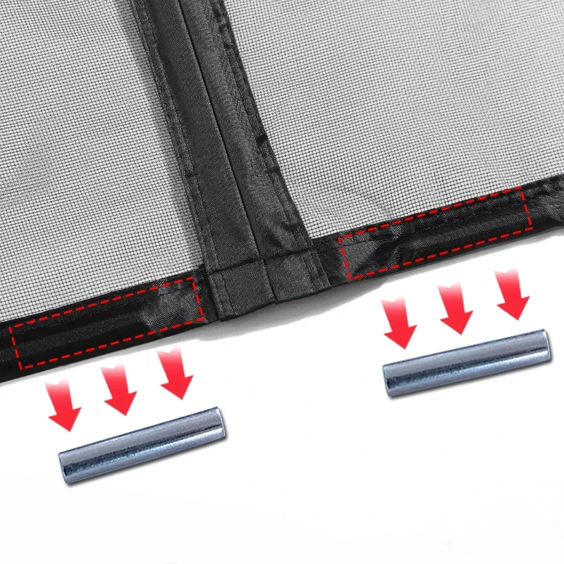 Mosquito net magnetic screen air curtain invisible curtain customized size Magnetic window Screen