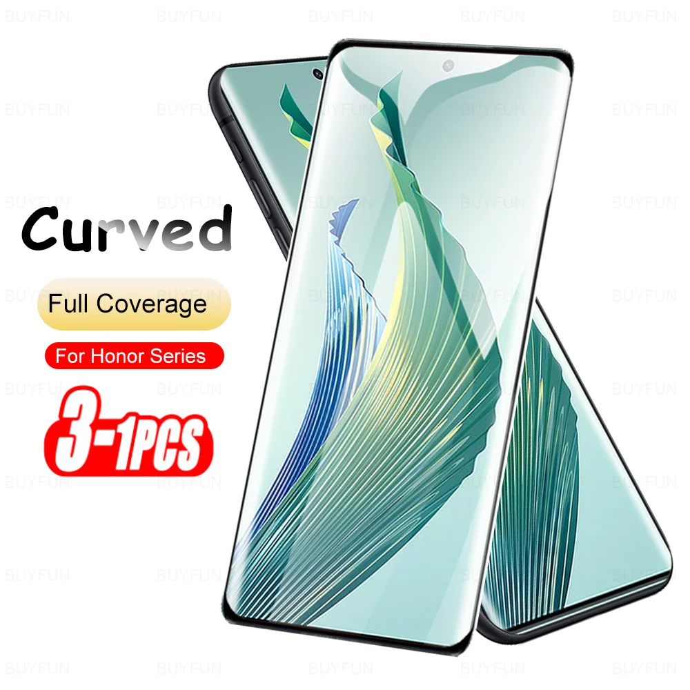 3-1 Pz Vetro Curvo Per Honor Magic5 Lite Proteggi Schermo In Vetro Temperato Honer Magic4 Ultimate Magic 4 Pro 5 5 Lite Magic5Lite 5G