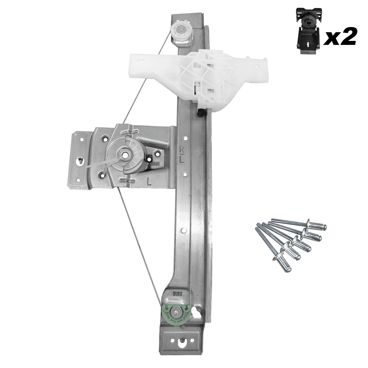 Regulador De Ventana Eléctrico Completo Trasero Derecho Para Ford Mondeo MK4 - Pieza De Repuesto LST