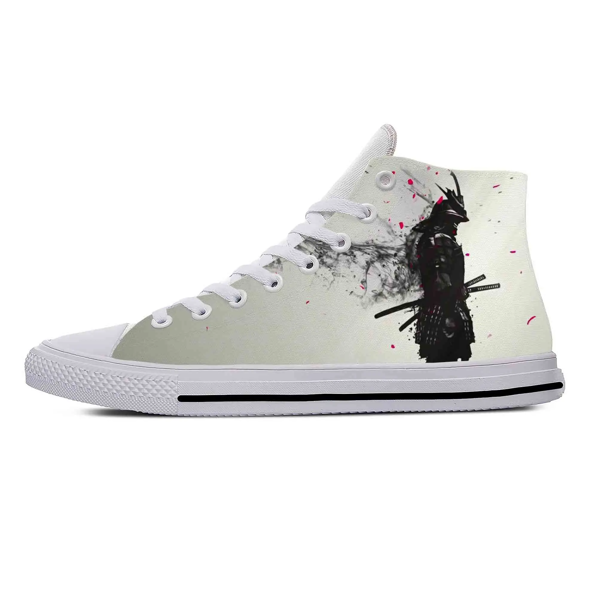 

Кроссовки мужские/женские из ткани с высоким верхом и 3D-принтом