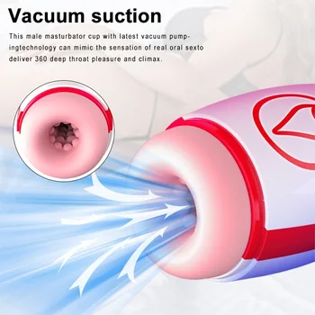 Automatic Blowjob Sucking Masturbator Vibrator for Adult Male Oral Sex Machine Toys for Men Pussy Pump Cheap Masturbation Cup 2