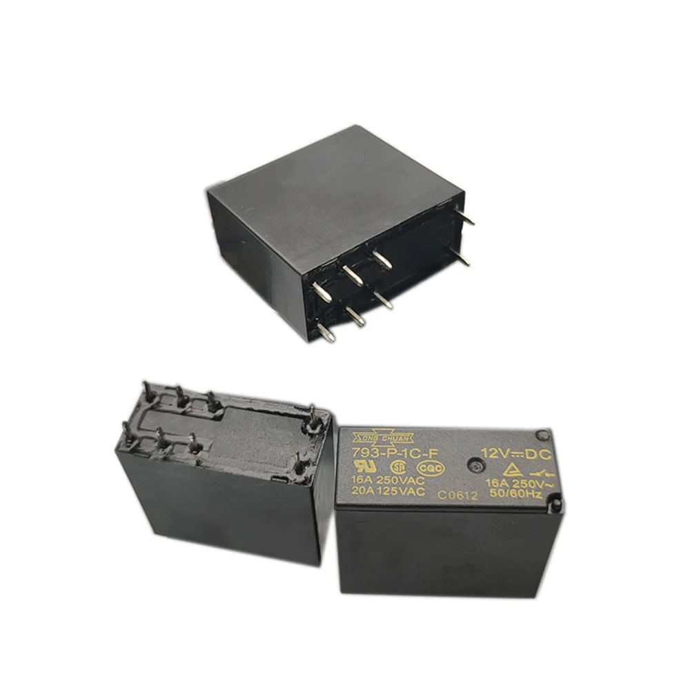 

HOT NEW 12V relay 793-P-1C-12VDC 793-P-1C 12VDC 12VDC DC12V 12V 16A 250VAC 8pin