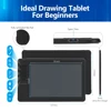 TABLIKE T906 10x6 Inch Graphics Tablet for Drawing with 8192 Levels Pen Pressure, Digital Tablet for Artist Paiting / Gaming OSU 4