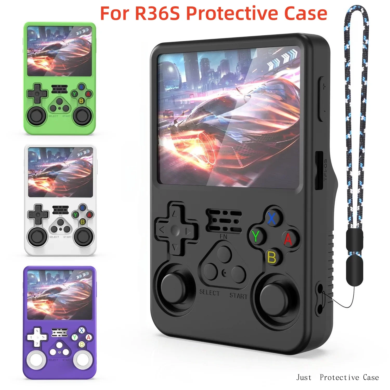 Protective Case For R36S Game Console Silicone Full Package Anti-seismic Anti-fall