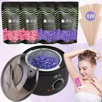 Wax Heater Machine for Hair Removal Wax Beans Warmer Depilatory Wax-melting Pot Depilation Epilator Heater Wax Machine Kit 1