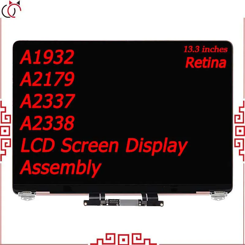 MacBook Air a1932,a2179 a2337,a2338,13.3,2018,2019用の交換用LCDディスプレイ,2020,新品