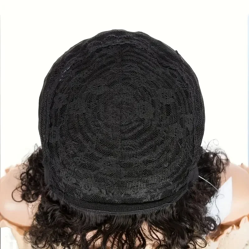 Pixie Cut Wig for Women Short Wavy Human Hair 150% Density Full Machine Made Perfect for Daily Wear 4
