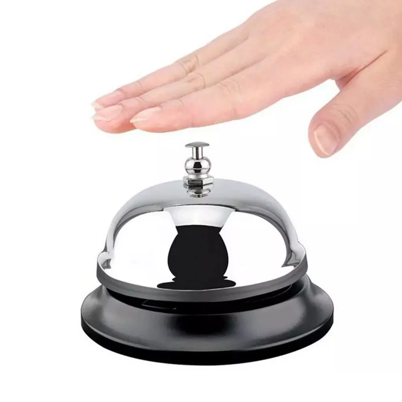 

Hand Pressing Service Bell for Calling Customer Answer Bell Reception Desk Bell Ring Table Pet Bell For Restaurant Kitchen Bar