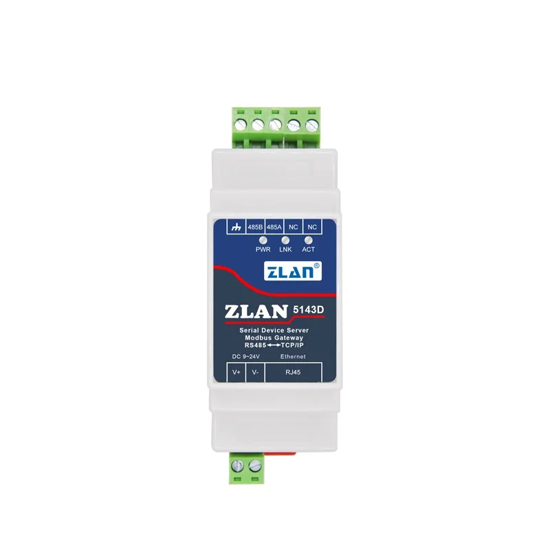 

ZLAN5143D din-рейка для монтажа сервера Ethernet-устройства Modbus, шлюз RS485 в TCP/IP