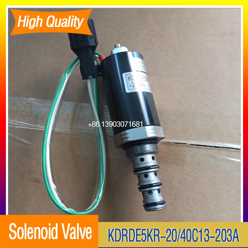 

SKX5P-17-210 High Quality Excavator Hydraulic Pump Solenoid Valve KDRDE5KR-20/40C13-203A