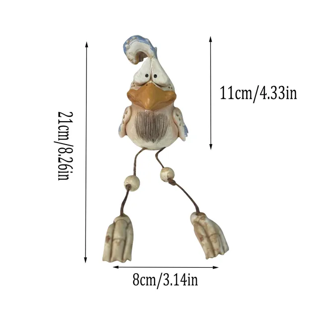 Vicces Csirke Kerti Szobrok Farm Művészeti-Backyard Dekoráció Dísz Újdonság Az Udvar Otthoni Dekorok - Image 6