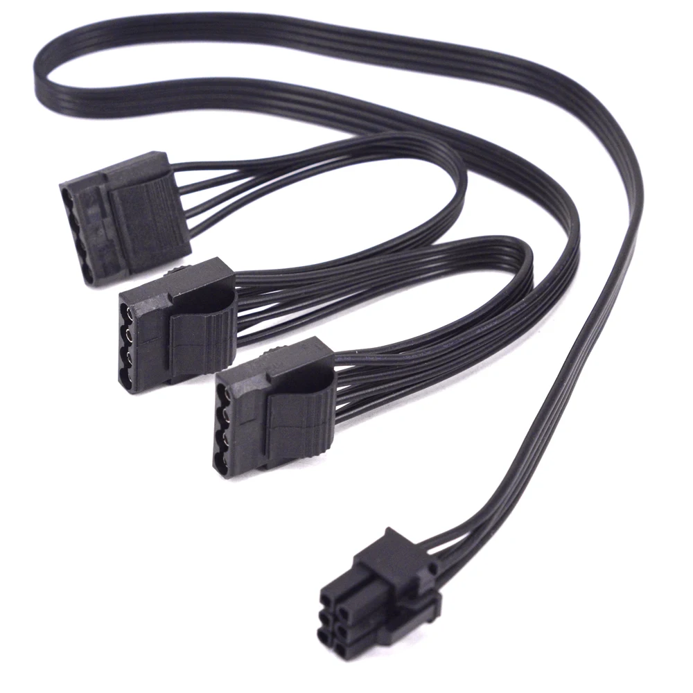PCI-e 6Pin to 4 SATA 4Pin IDE Molex Power Supply Cable - GPU CARD 8Pin to 6+2Pin for ASUS ROG THOR 1200W 1000W 850W, Compatible with 3080TI Description Image.This Product Can Be Found With The Tag Names 3080 ti power cables, Molex cable 8 pin gpu, Power gpu cable molex, Power supply cable, Sata 8 pin gpu
