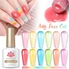 BORN PRETTY 10ml Translucent Jelly Nude Gel Nail Polish Colorful  Varnish Semi Permanent UV LED Nail Art  Manicure Gel 3